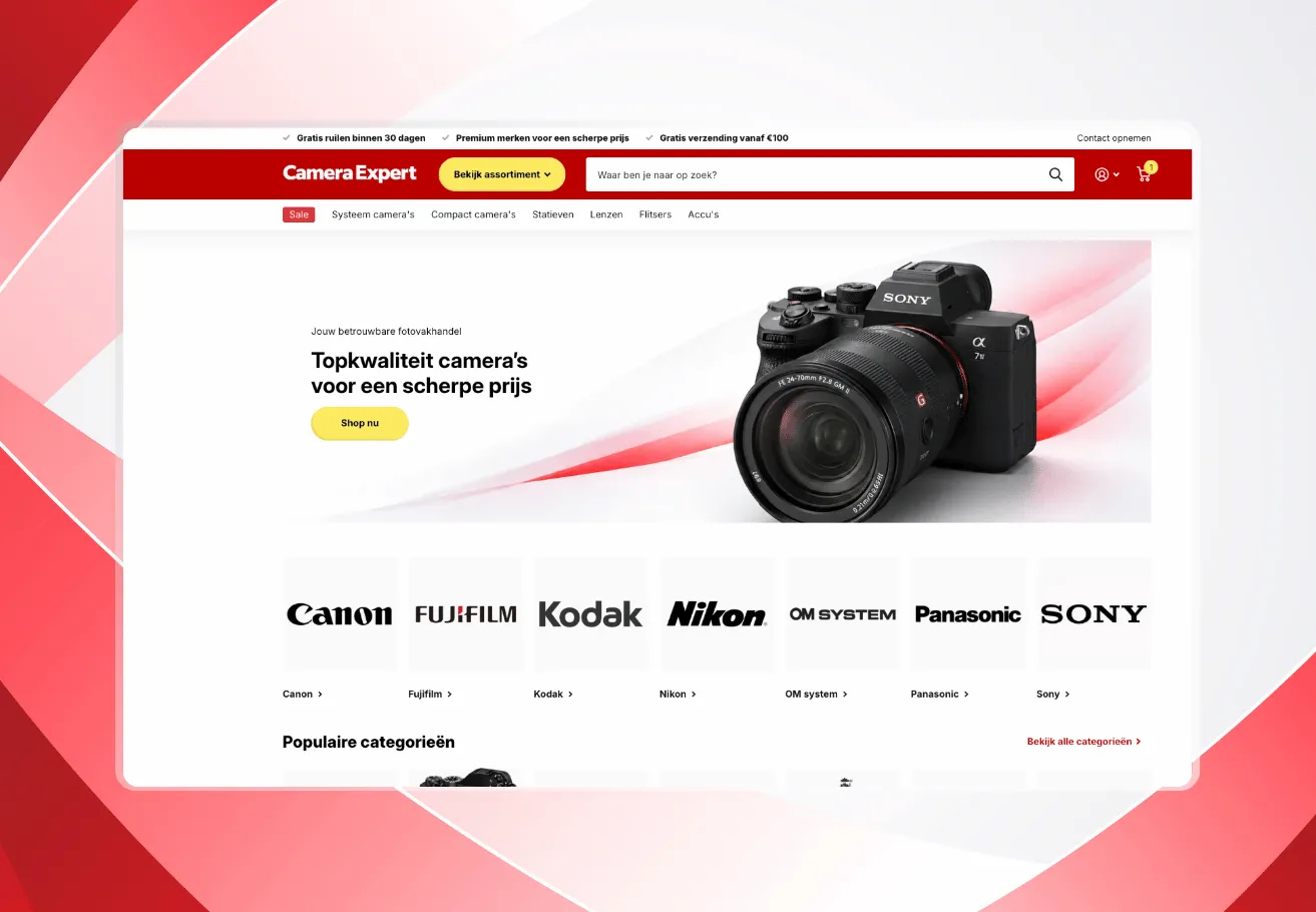 Camera Expert website case