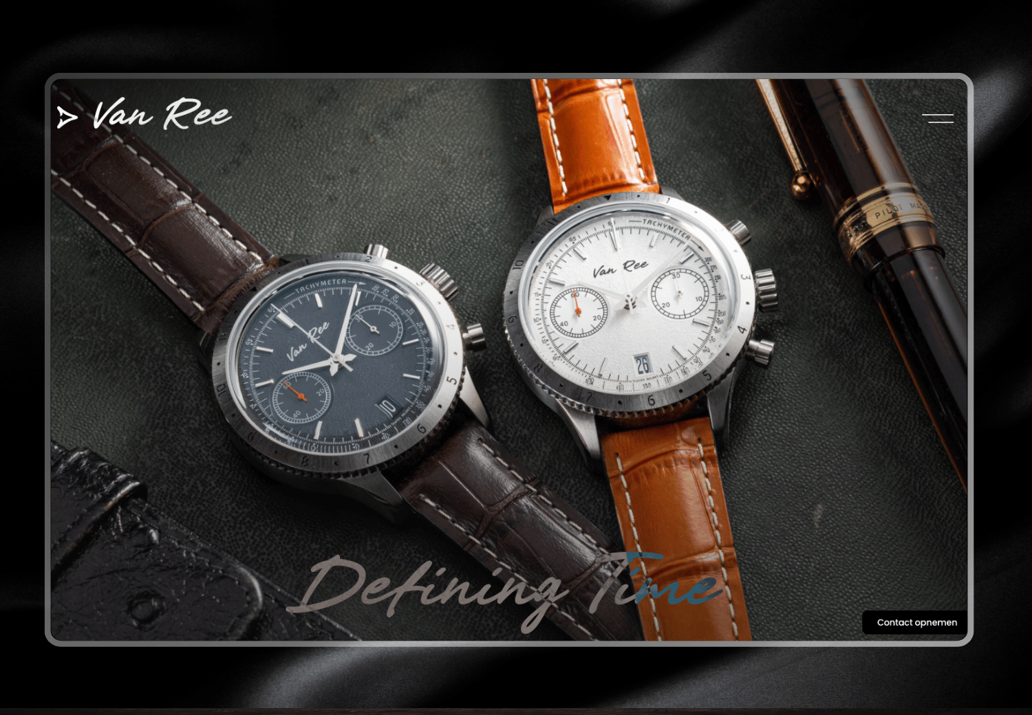 Van Ree Watches website case